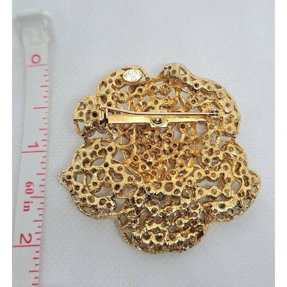 Vintage Weiss Aurora Borealis Brooch - Picture 4 of 6